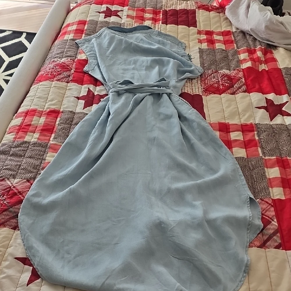 Thread & Supply Sky Blue Midi Dress - Picture 8 of 9